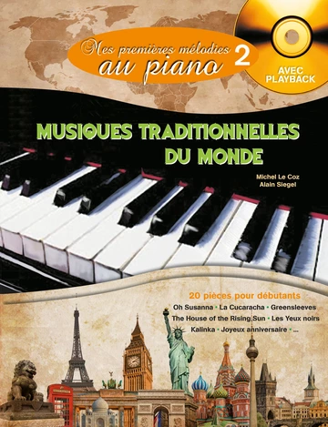 Mes Premières Mélodies au piano volume 2 : Musiques traditionnelles du monde Visual